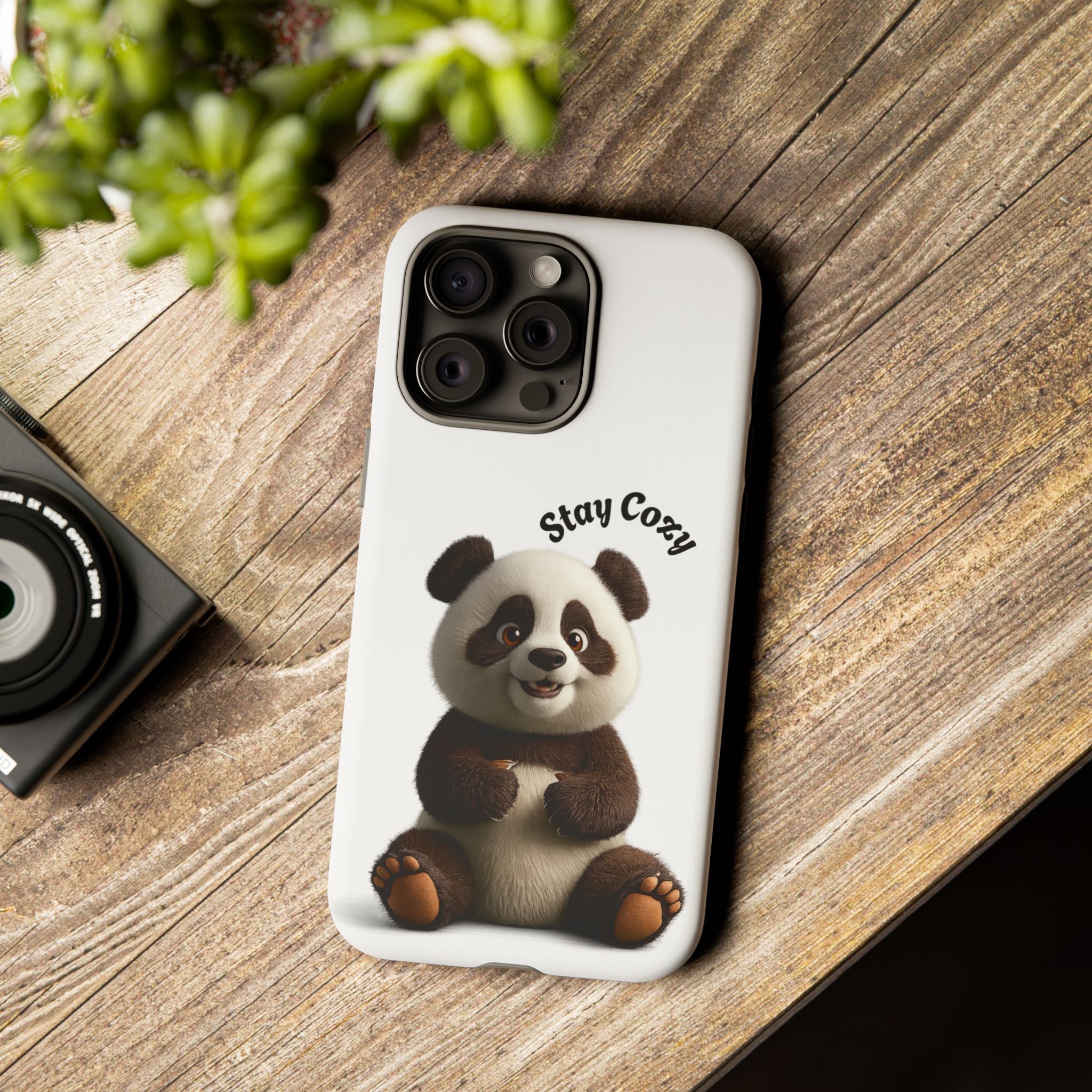 📱 PanPan Stay Cozy Phone Case