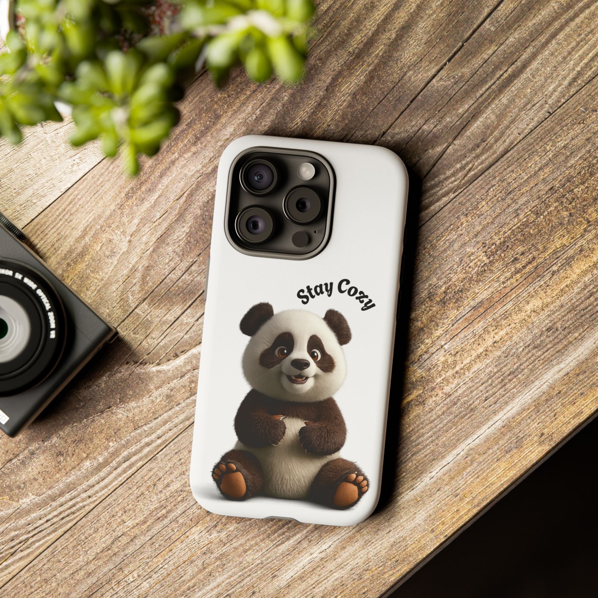 📱 PanPan Stay Cozy Phone Case