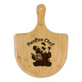 🍕 PanPan Chef Collection Bamboo Pizza Peel — Engraved “PanPan Chef” Panda Pizza Board